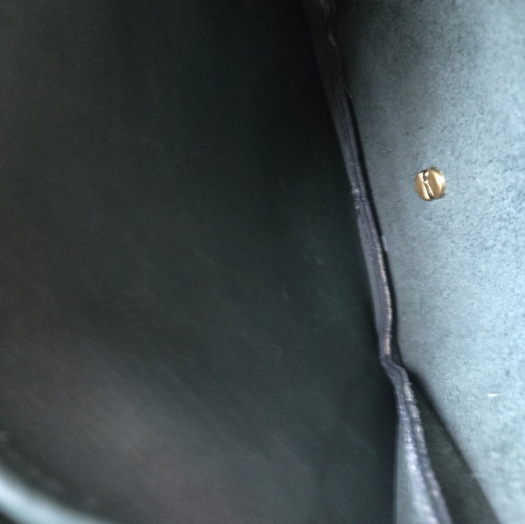 Vintage Coach Bottle Green Leather 5130 Willis Station Bag Top Handle - Picture 9 of 11